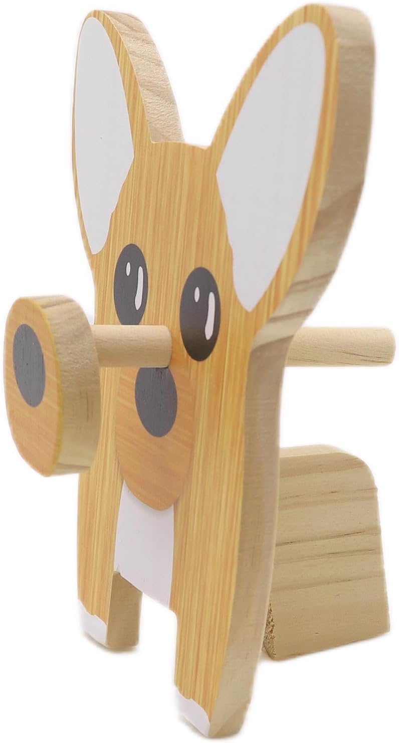 Suillty Cute Wooden Animal Glasses Holder Carving Sunglasses Eyeglass Display Stand Rack Home Office Desktop Decoration Gift for Kids - Image 3